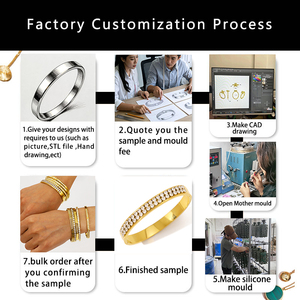 Gelang baja tahan karat wanita mewah Eropa gelang persegi bentuk hati cinta cangkang putih bola berlian modis - Product Image 4