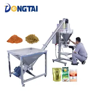 Semi Automatic Micro Dosing / Powder / Auger Filler and Weigher / Screw Conveyor Filling packing Machine