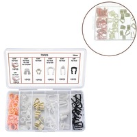 Clip de fixation en plastique HE219 pour conduite de carburant automobile, attache de faisceau de câbles, kit de fixation de tuyau de carburant pour véhicules Ford