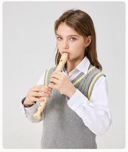 Flûte à <span class=keywords><strong>bec</strong></span> soprano allemande <span class=keywords><strong>6</strong></span> et 8 <span class=keywords><strong>trous</strong></span> pour enfants, instrument d'entrée de gamme pour débutants en ABS - Product Image 5