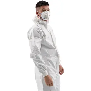 Junlong factory of PPE Coverall Nonewooven Coveralls Protection White Coveralls for Asbestos Industry