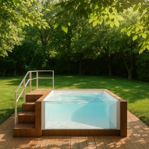 Swim and Spa Big Deep Frp Venta caliente Equipo de verano Familia Durable Piscina al aire libre - Product Image 1