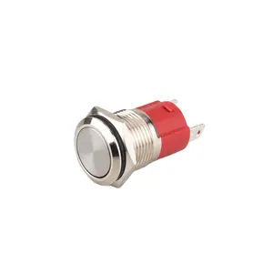 LVBO Hot Sale High Button 16MM 19MM 22MM 25MM Big Current 20A Metal Push Button Switch