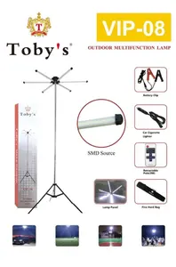 Tobys-linterna LED de emergencia para acampada, iluminación de acampada al aire libre, gran oferta
