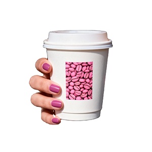 Disposable Custom logo 8/10/12/14/16/24oz Double Wall Paper Coffee <b>Cup</b> for Hot Cold Drinks Juice Milk Tea With Lids - Product Image 2