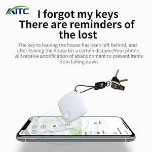Traceur GPS intelligent <span class=keywords><strong>Google</strong></span> Find My Smart Tag BLE 5.0 étanche IP67 avec <span class=keywords><strong>historique</strong></span> de suivi pour véhicules, portefeuilles, sacs, porte-clés de voiture, contrôle via application iOS - Product Image 4