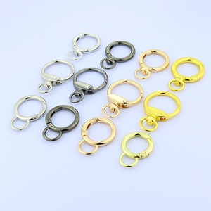 Hebillas de zinc Qiannuo Qn7 de 13/16/20/25/28/33 mm, mosquetón con anillo en O de resorte, gancho de seguridad, cierre para llavero, accesorios de joyería DIY para bolsos - Product Image 5