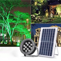 Fabrik-Großhandel Superhelle 30W Kreis-LED-Leuchte Solar-Baumbeleuchtung Garten-Solarstrahler für Bäume im Außenbereich