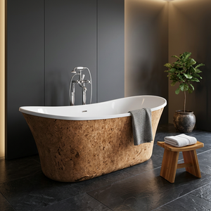 Bañera de Cobre Hecha a Mano a Precios Económicos, Bañera de Cobre Antigua con Acabado Brillante, Bañera Doble Independiente, Elegante y Lujosa, en Oferta - I H C - Product Image 1