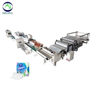 Machine de laminage et de rembobinage de papier toilette entièrement automatique de haute qualité, rembobineuse de rouleaux de papier