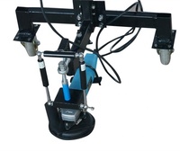 Meuleuse d'angle humide à vitesse variable pour les coins des murs et des sols, petite, avec support