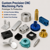 Services de Fabrication de Pièces Usinées CNC de Haute Précision Personnalisées en Aluminium, Acier Inoxydable, Laiton, Titane