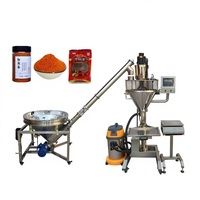 Semi-automatique de poudre de thé de lait en poudre machine de remplissage