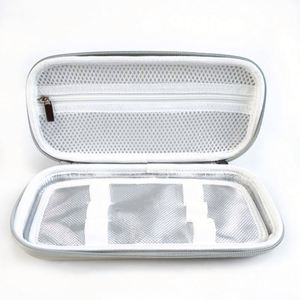 Estuche profesional personalizado de EVA, impermeable, de cuero, para transporte médico, con cremallera, para almacenamiento de insulina. - Product Image 1