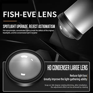 Nueva llegada <span class=keywords><strong>Mini</strong></span> Y6D lente de proyector haz Alto y Bajo H4 línea de corte perfecta Canbus IP68 para sistemas de iluminación automática faro Led - Product Image 4