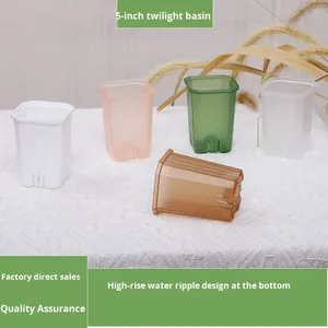 Mini <span class=keywords><strong>pot</strong></span> de pépinière carré en plastique de 2 pouces avec trou de drainage, durable et disponible en différentes couleurs - Product Image 3