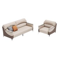 Canapé de bureau, simple et moderne, pour réception, réunion de clients, négociation commerciale, réception d'entreprise, espace de repos, luxe léger