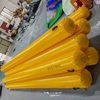 Marque de course de natation en PVC personnalisée bouée de cylindre flottante gonflable à long tube pour les ventes