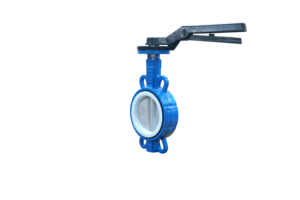 Vanne papillon manuelle à levier, à <span class=keywords><strong>disque</strong></span> en acier inoxydable 316, avec siège en PTFE, en fonte ductile, DN50-600 - Product Image 4