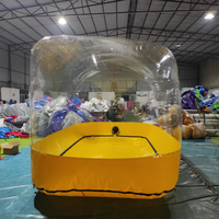 Cubierta de Coche Inflable Transparente Portátil para Exteriores THL, Material Oxford Ecológico, Garaje de Aire para Coche, Tamaño Personalizado, Funcity