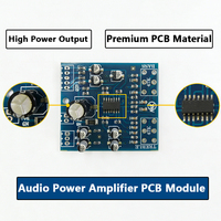 Amplificateur professionnel haute puissance JYWD Blue Home 2.0 canaux, carte amplificatrice 15x15x3cm 35g CN/GUA