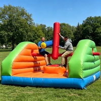 Vente Flash : Jeu de Compétition Extérieur Gonflable - Combat de Coussins et Jeu de Joute de Gladiateurs pour Enfants et Adultes