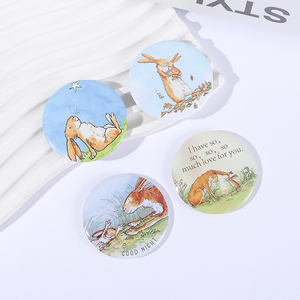 เข็มกลัดรูปการ์ตูนแม่ลูกน่ารัก กระต่ายน้อย ฉันรักคุณมาก ของขวัญเครื่องประดับติดเสื้อ - Product Image 2