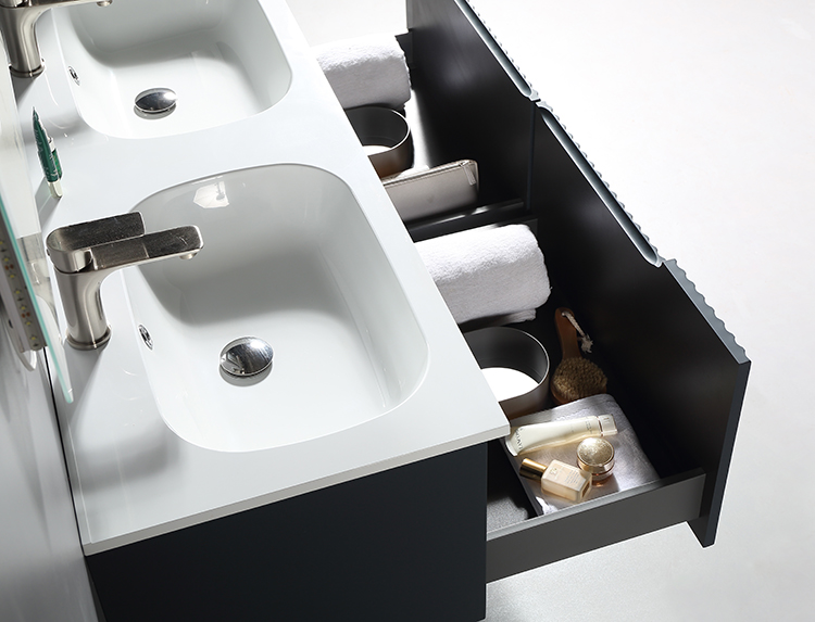 European luxury double sink bathroom vanity unit new bathroom furniture
