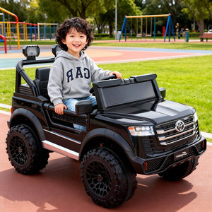 Voiture jouet électrique tout-terrain à quatre roues pour enfants, en plastique, unisexe, 3-8 ans - Product Image 4