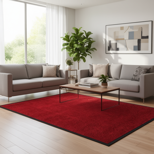Tappeto Rosso Karaat 85 X 150 Cm, Tappetino in Nylon per Arredamento Soggiorno - Product Image 3