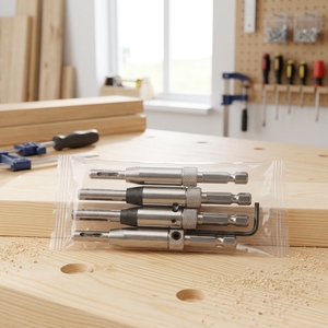 4 Pcs Woodworking Professional Hinge <b>Drill</b> <b>Bit</b> for Precise Positioning of Hole Opener - Product Image 2