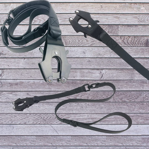 Correa de perro recubierta de PVC, accesorio táctico resistente al agua con conector de rodamiento de carga de liberación rápida - Product Image 3