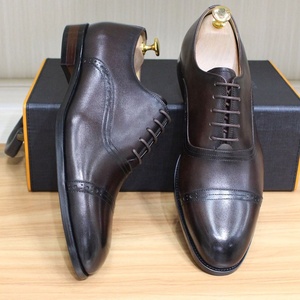 Chaussures Oxford habillées en cuir véritable pour hommes 2026, à bout fermé, à enfiler, pour le bureau et la carrière, Printemps/Été - Product Image 5