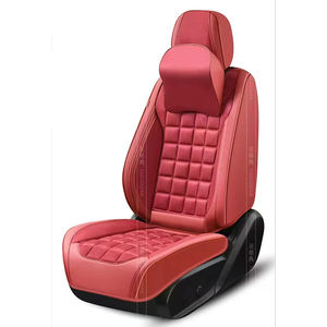 Housse de siège en cuir et coton entièrement fermée toutes saisons, luxe, ajustement universel, cinq places, coussin épaissi, type avant, garantie 2 ans - Product Image 6