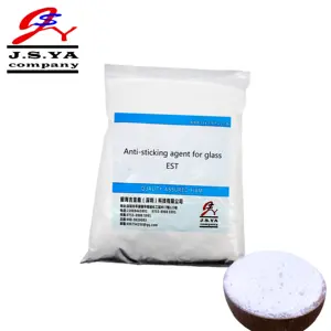 Glass anti-sticking agent for manufacturing flat or float glass raw materials EST