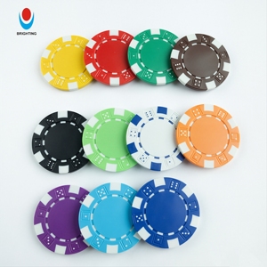 Jetons de poker vierges personnalisés en ABS, légers et colorés, sans valeur nominale, pour casino, table, tournois à domicile et jeux de hasard - Product Image 1
