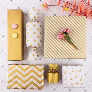 로고 재상할 수 있는 선물 감싸기 부속품을 가진 금박지 티슈 페이퍼 선물 포장 종이 부피 주문 티슈 페이퍼 - Product Image 6