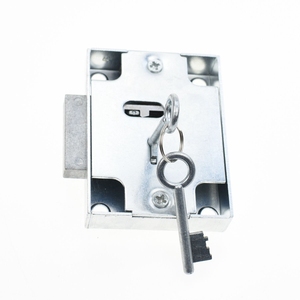 YH1250 Serrures d'armoire électroniques pour casiers de gymnastique Serrure de porte à finition blanche avec clé et <span class=keywords><strong>empreinte</strong></span> digitale pour une utilisation en intérieur - Product Image 1