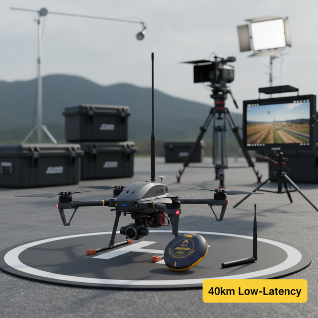 40km Long Range Drone Navigation Professional Drone GPS Long Distance Range with Low-Latency Feature for Aerial Filming