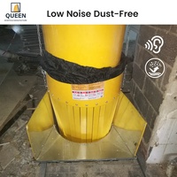 LINYI QUEEN Saluran Sampah HDPE Anti-Sumbat Dengan Dinding Dalam Halus Bersertifikasi CE, Penutup Debu, Rendah Kebisingan, Untuk Konstruksi