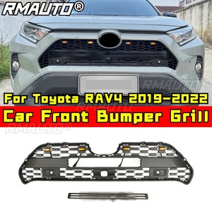 Grille de pare-chocs avant de voiture, grilles de course, calandre pour Toyota RAV4 2019-2022, kit carrosserie, accessoires automobiles - Product Image 3