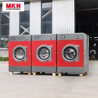 Machine à laver commerciale à monnayeur MKN (carte/QR/pièce) avec changeur de jetons et changeur de cartes pour laverie automatique