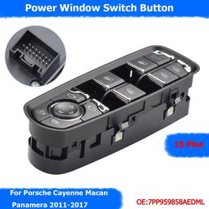 Bouton de Commande de Lève-<span class=keywords><strong>Vitre</strong></span> Avant Gauche pour <span class=keywords><strong>Porsche</strong></span> <span class=keywords><strong>Cayenne</strong></span> Macan Panamera 2011-2017 Populaire 7PP959858AEDML 7PP959858RDML - Product Image 5