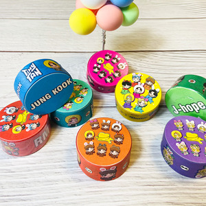 Cintas Adhesivas con Estampado de Personajes de Dibujos Animados <span class=keywords><strong>TinyTAN</strong></span>, Cintas Washi Fáciles de Rasgar, Pegatinas para Diario, Pegatinas Decorativas Hechas a Mano para Agendas - Product Image 4