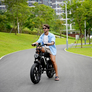 OUXI C80 V20 Vélo électrique Fatbike Fietsen Cyclomoteur Dirt Hybrid Bike 250W Vélo électrique à moteur électrique directement de l'entrepôt de l'UE - Product Image 2