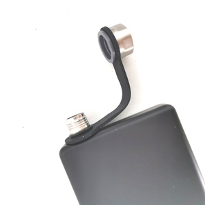 Xách Tay 8Oz Vuông Hình Thép Không Gỉ Hip <span class=keywords><strong>Flask</strong></span> Cao Su Lớp Phủ Pocket <span class=keywords><strong>Flask</strong></span> Rượu <span class=keywords><strong>Flask</strong></span> - Product Image 2