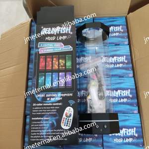 Lámpara <span class=keywords><strong>de</strong></span> Medusas <span class=keywords><strong>de</strong></span> Fantasía Personalizada, Lámpara <span class=keywords><strong>de</strong></span> <span class=keywords><strong>Lava</strong></span> <span class=keywords><strong>de</strong></span> Acuario <span class=keywords><strong>de</strong></span> Medusas Octagonal Eléctrica <span class=keywords><strong>con</strong></span> 16 Colores Cambiantes - Product Image 4