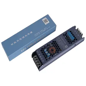 Akıllı iki renk şerit lamba özel mavi diş APP 12v 24v LED 200w 300w siyah anahtarlama güç kaynağı