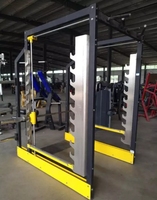 Machine d'entraînement fonctionnelle créative et crémaillère à squats pour la vente, Meilleure machine Smith, Crémaillère à squats de gym, Half Squat Power Rack, Smith 3D