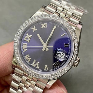 Montre de luxe pour homme, montre mécanique de 44 mm, bracelet en acier inoxydable, mouvement mécanique automatique, fonction étanche - Product Image 1